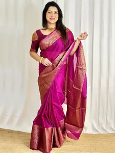 Areca Designer Paisley Zari Pure Silk Designer Banarasi Designer Saree