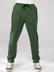 EDRIO Men Cotton Striped Relaxed Fit Track Pants