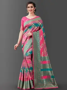 Areca Designer Ethnic Motifs Zari Pure Silk Banarasi Saree