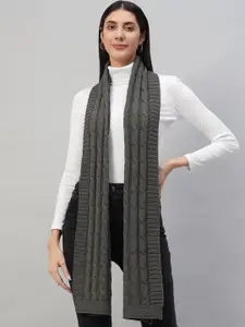 HANDICRAFT PALACE Women Woollen Self Design Scarf