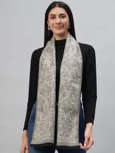 HANDICRAFT PALACE Women Self Design Tasselled Wool Scarf