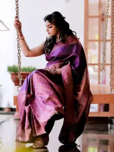 Areca Designer Woven Design Zari Pure Silk Banarasi Saree