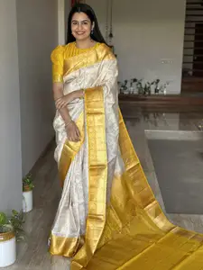 Areca Designer Woven Design Pure Silk Banarasi Saree