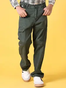 V-Mart Boys Mid-Rise Regular Fit Cargos