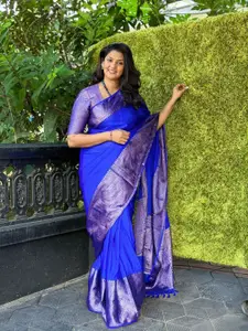 Areca Designer Woven Design Zari Pure Silk Designer Banarasi Saree