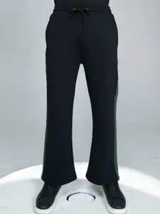 EDRIO Men Colourblocked Bootcut Track Pants
