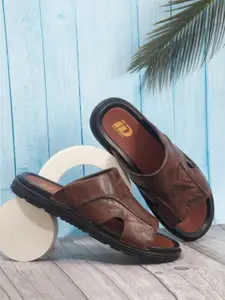 ID Men Leather Antibacterial Comfort Sandals