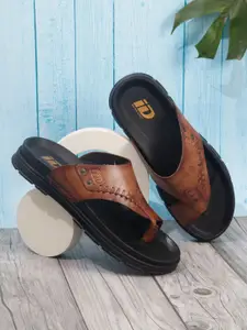 ID Men Leather Antibacterial Comfort Sandals