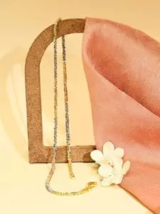 TOUCH925 Silver Single Anklet