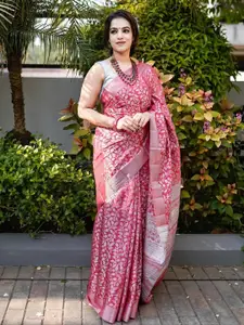 Areca Designer Paisley Pure Silk Designer Banarasi Saree