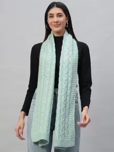 HANDICRAFT PALACE Women Self Design Woolen Scarf