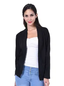 TEEMOODS Fleece Open Front Shrug