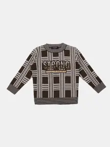 Albion By CnM Boys Round Neck Long Sleeves Woollen Pullover Sweaters