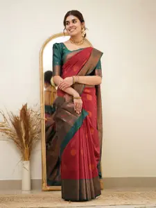 Areca Designer Woven Design Zari Pure Silk Banarasi Saree