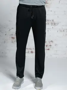 EDRIO Men Straight Fit Drawstring Track Pants
