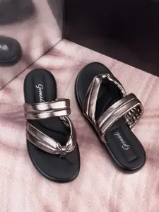 BRISKERS Women Party Open Toe Flats