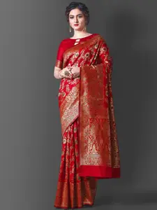 Areca Designer Woven Design Zari Pure Silk Designer Banarasi Saree