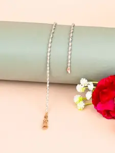 TOUCH925 Silver Single Anklet