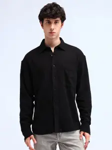 Flying Machine Men Relaxed Opaque Casual Shirt