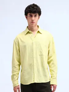 Flying Machine Men Relaxed Opaque Casual Shirt