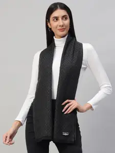 HANDICRAFT PALACE Women Self Design Tasselled Scarf