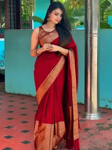 Areca Designer Woven Design Zari Pure Silk Banarasi Saree