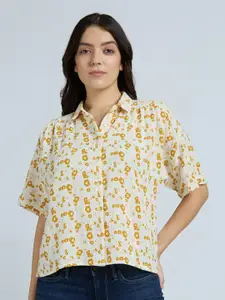 Pepe Jeans Women Floral Opaque Printed Casual Shirt