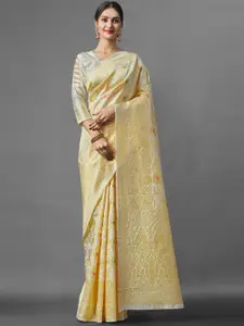 Areca Designer Ethnic Motifs Zari Pure Silk Designer Banarasi Saree