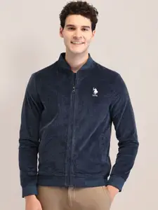 U.S. Polo Assn. Men Brand Logo Bomber Jacket