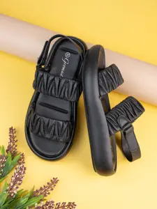 BRISKERS Gromad Classic Charm Open Toe Flats