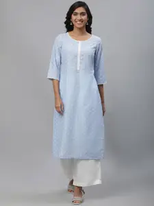 AURELIA Women Printed Gotta Patti Kurta
