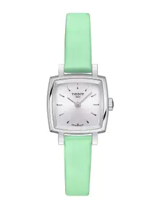 TISSOT Women Dial & Leather Bracelet Style Straps Analogue Watch T0581091603101