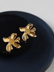 MEENAZ Contemporary Gold-Plated Studs Earrings