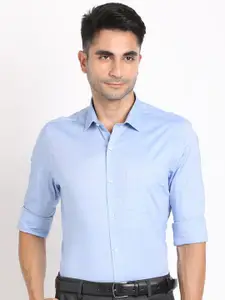 Turtle Men Standard Slim Fit Opaque Formal Shirt