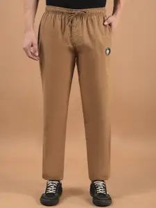 Cantabil Men Cotton Regular-Fit Track Pants