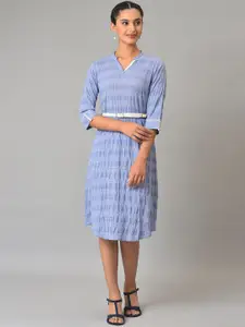 AURELIA Women Printed Mirror Work Kurta