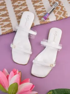 BRISKERS Gromad Classic Charm Open Toe Flats