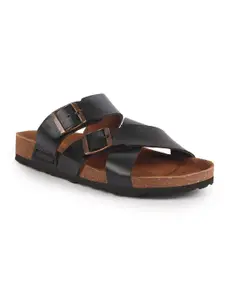 FAUSTO Men Leather Comfort Sandals
