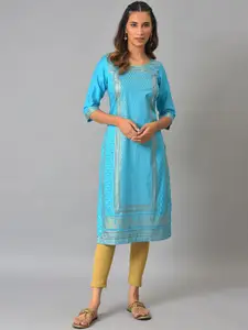 AURELIA Women Printed Gotta Patti Kurta