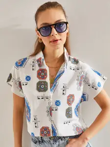 Trendyol Women Opaque Printed Casual Shirt