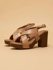 ERIDANI Ebha Cross Straps Sandals