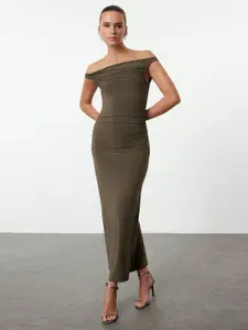 Trendyol Off-Shoulder Maxi Dress