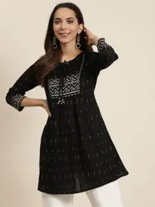 KALINI Geometric Printed Kurti