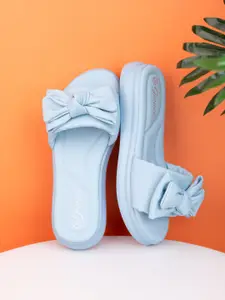 BRISKERS Gromad Ocean Breeze Textured Open Toe Flats