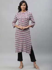 AURELIA Women Printed Thread Work Kurta