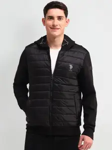 U.S. Polo Assn. Denim Co. Men Brand Logo Quilted Jacket