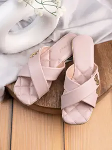 BRISKERS Women Gromad Ocean Breeze Textured Open Toe Flats