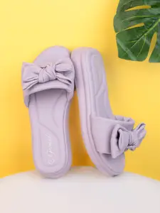 BRISKERS Women Gromad Ocean Breeze Bows Open Toe Flats