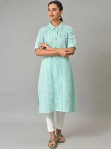 AURELIA Women Printed Thread Work Kurta