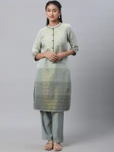 AURELIA Women Printed Sequinned Kurta